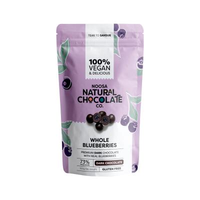 Noosa Natural Chocolate Co. Dark Chocolate Whole Blueberries 300g